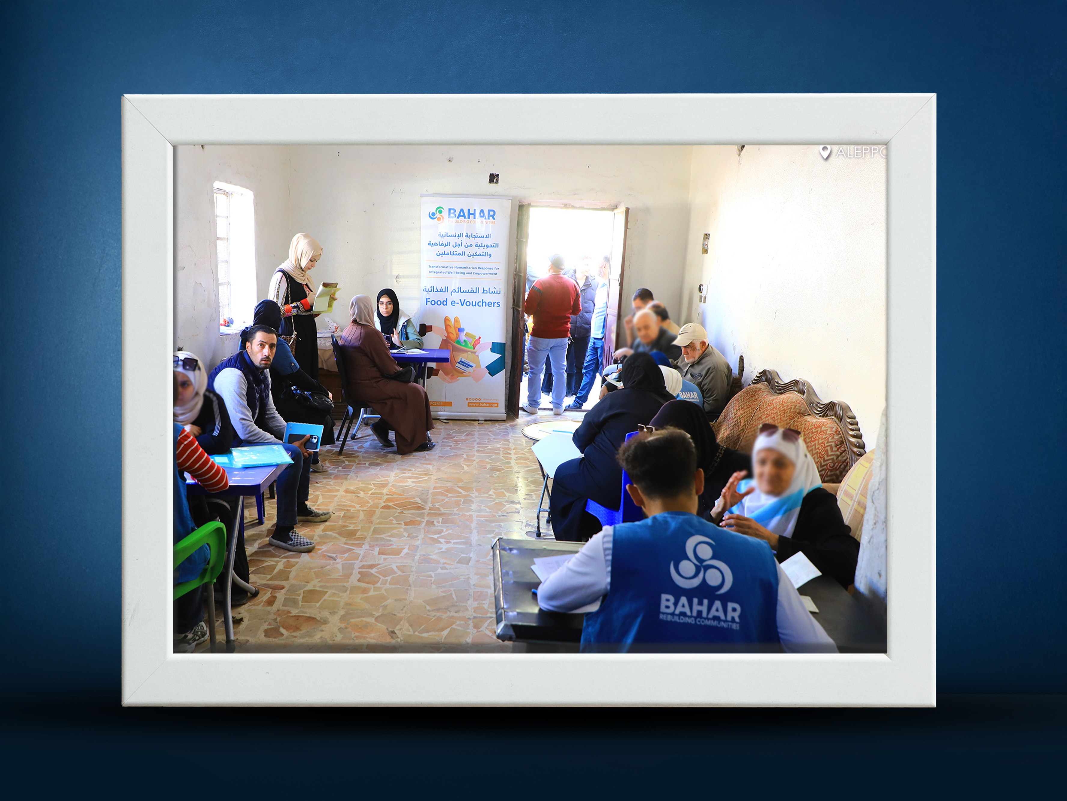 >Supporting Returning Families in Eastern Aleppo with Electronic Food Vouchers