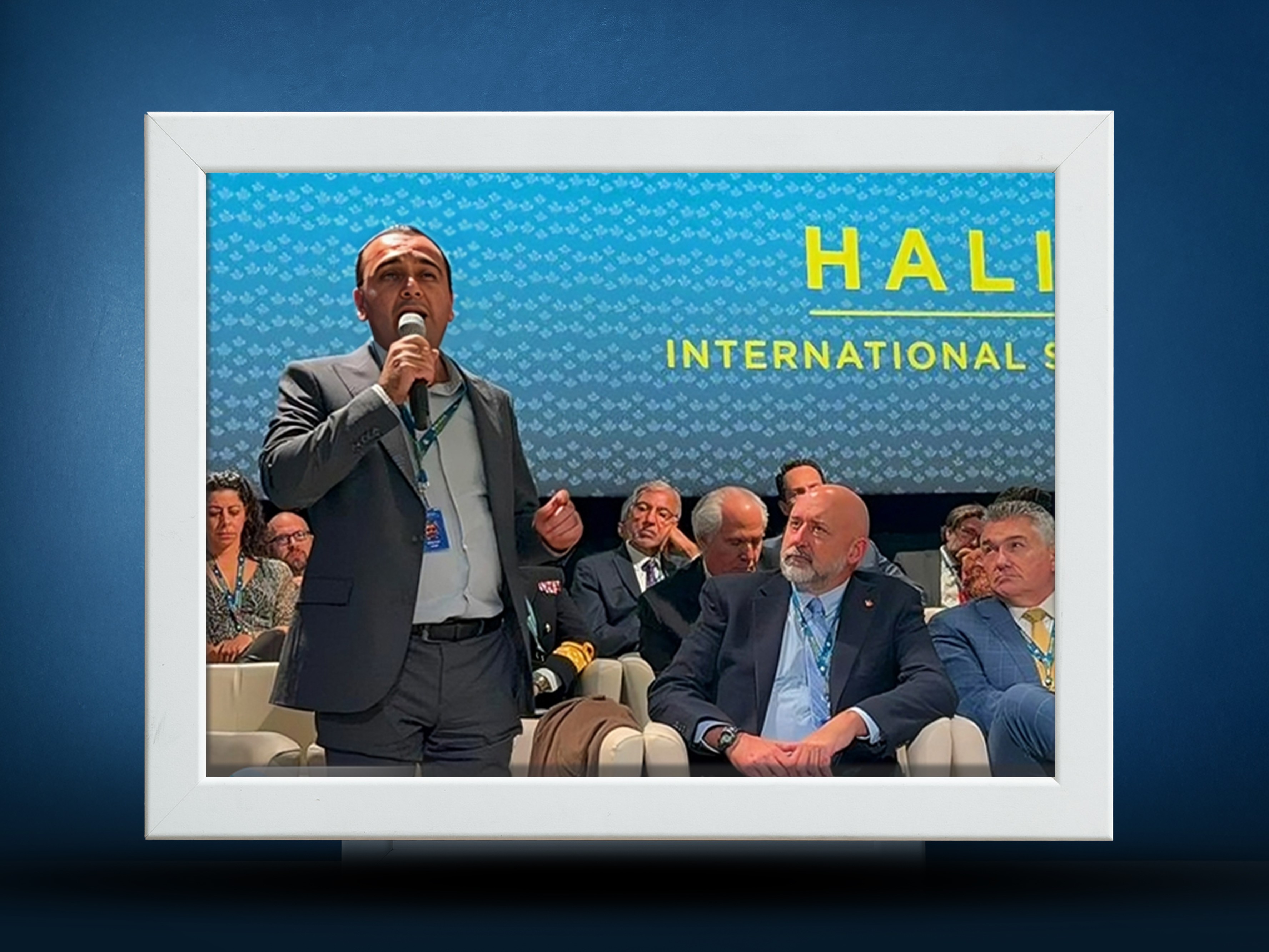 >Bahar at the Halifax International Forum