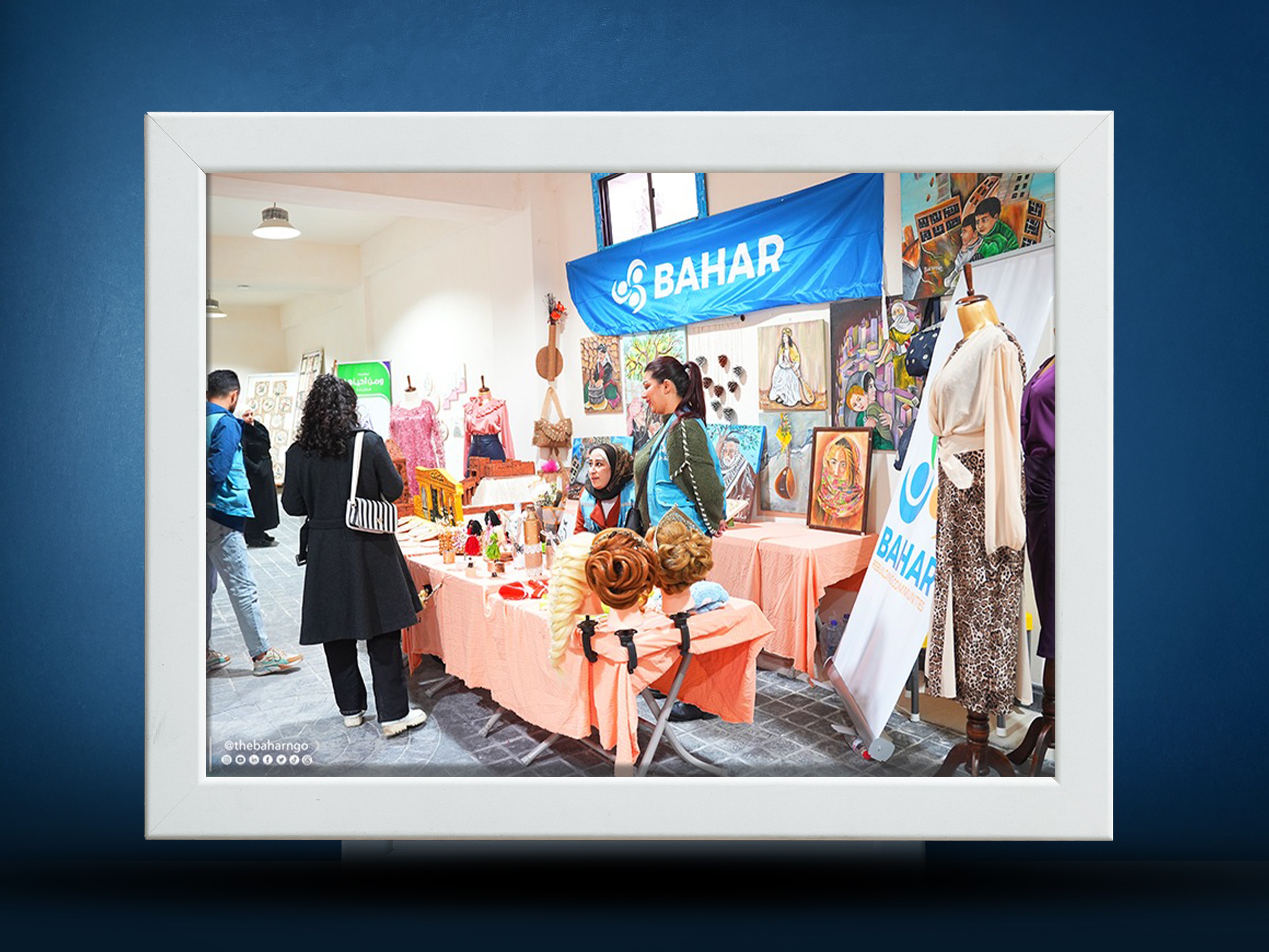 >Bahar Organization Participates in #Aleppo_Lady_of_All Event