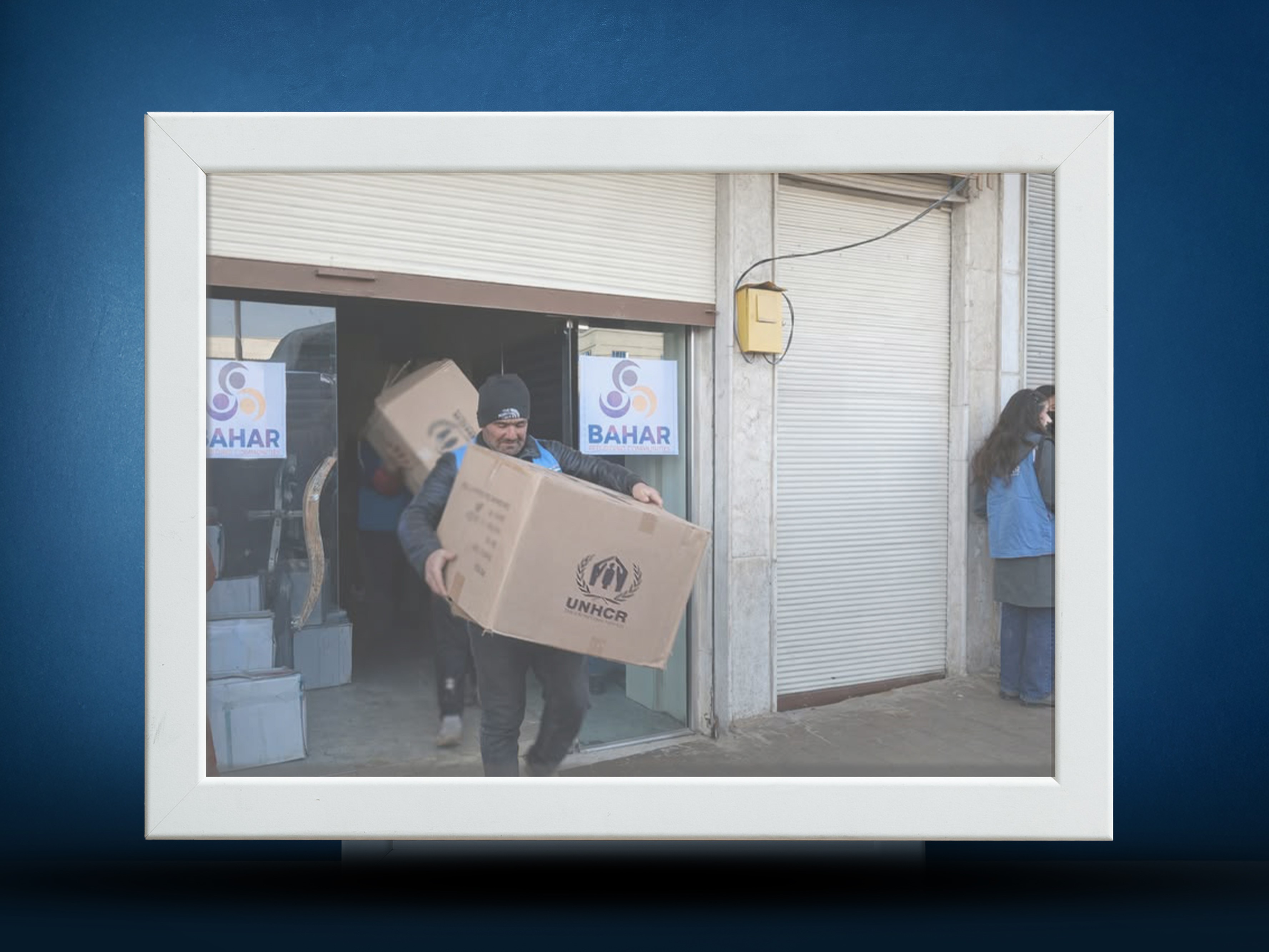 >Bahar Organization Distributes Humanitarian Aid in Kobani