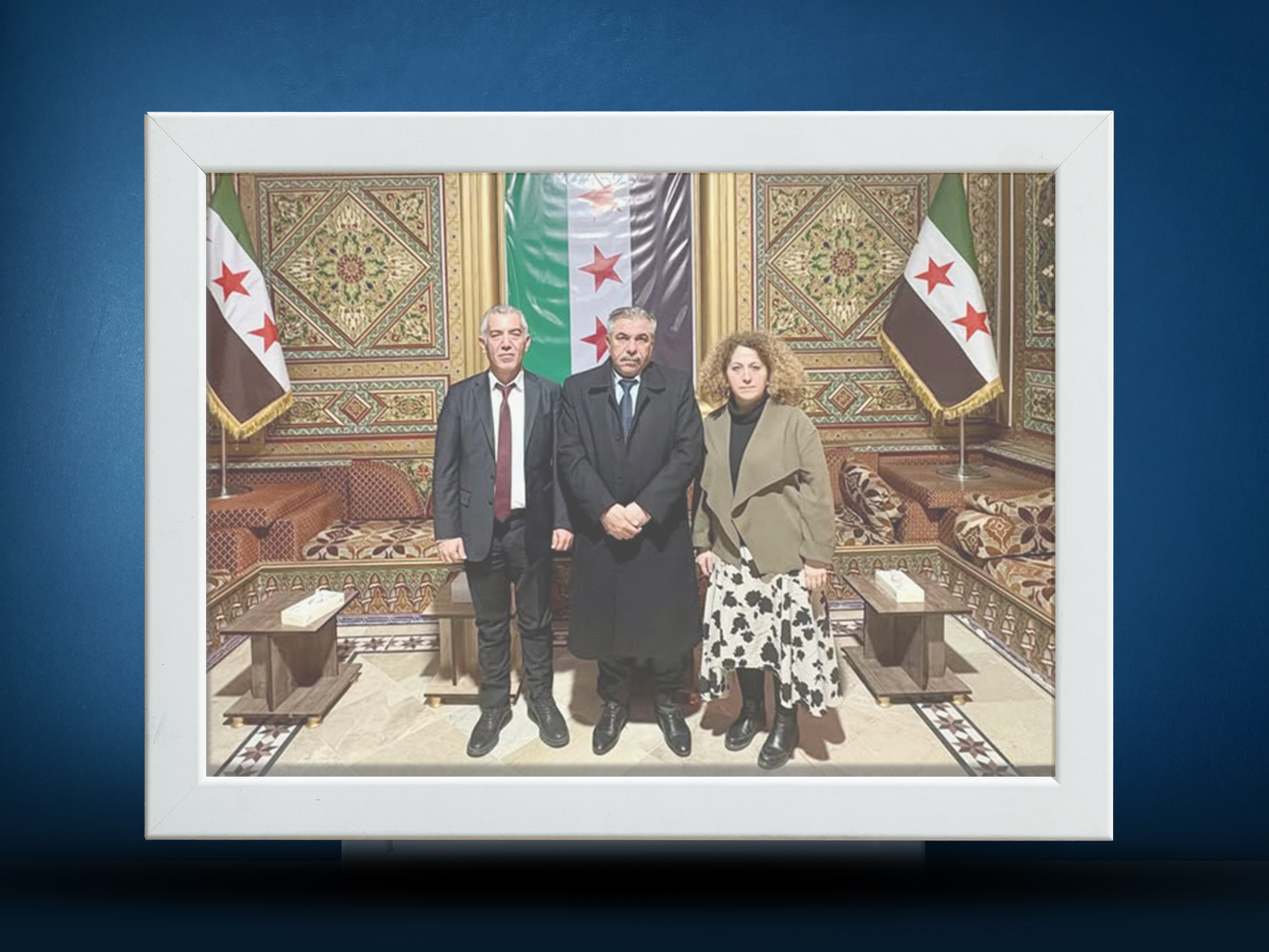 >Bahar Delegation Meets Al-Hasakah Governor to Discuss Return of Afrin IDPs