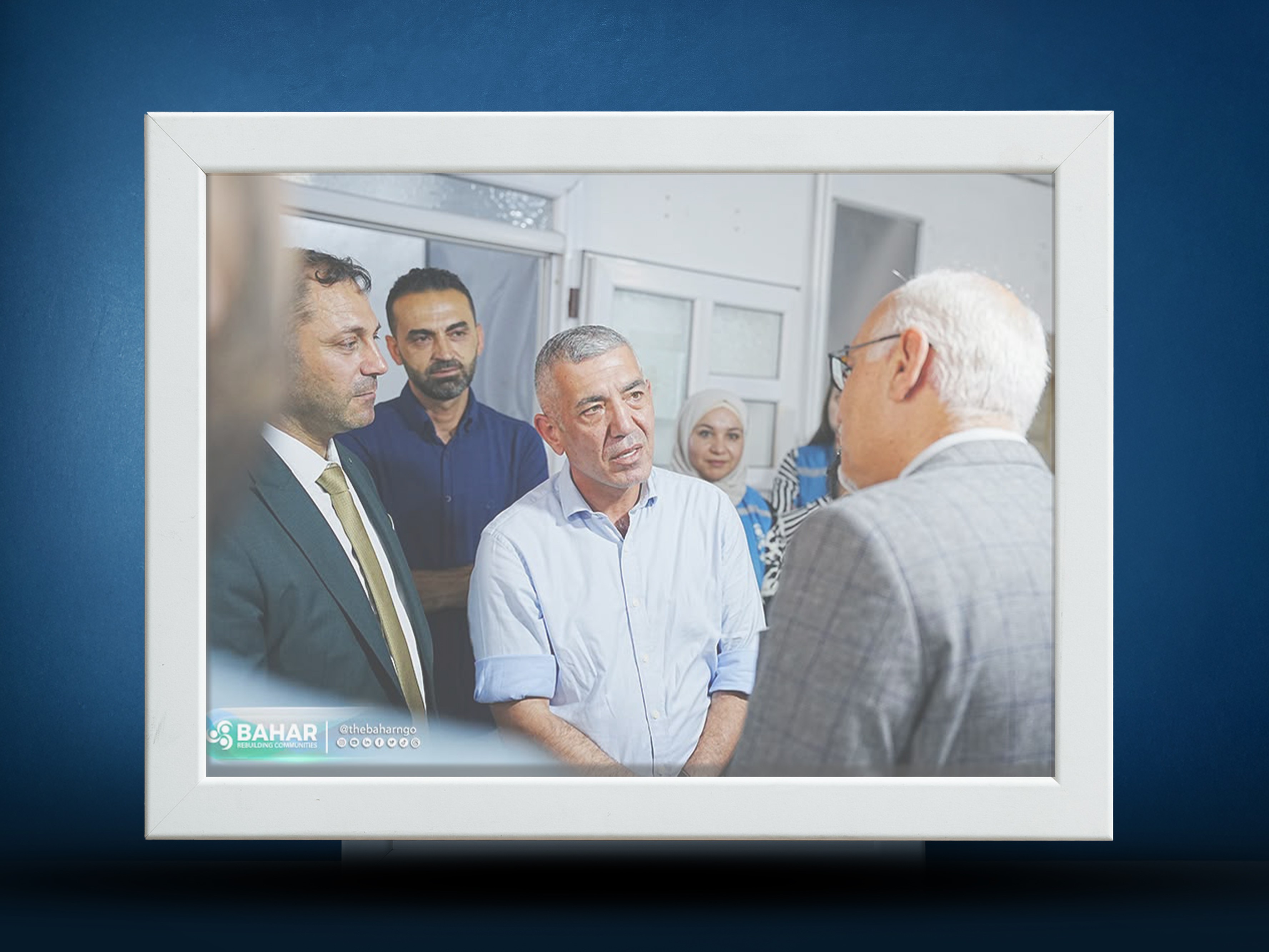 >Official Visit to Support the Continuity of Dialysis Services at Bahar Hospital