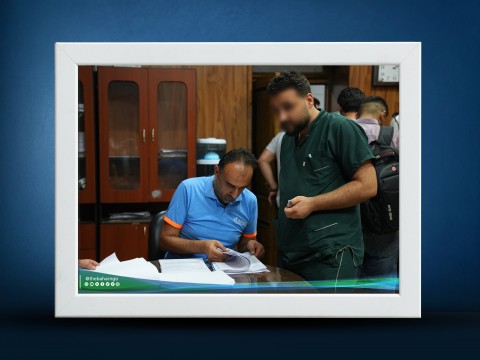 Bahar Organization Provides Financial Incentives to Al-Razi Hospital Staff in Aleppo