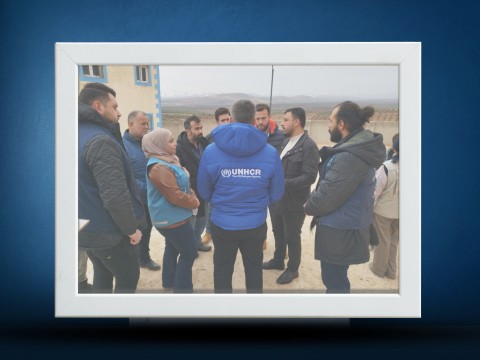 UN Visit to Yad Al-Aoun Camp