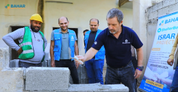 ShelterBox and Bahar Delegation Visit Tel Rifaat Home Rehabilitation Project